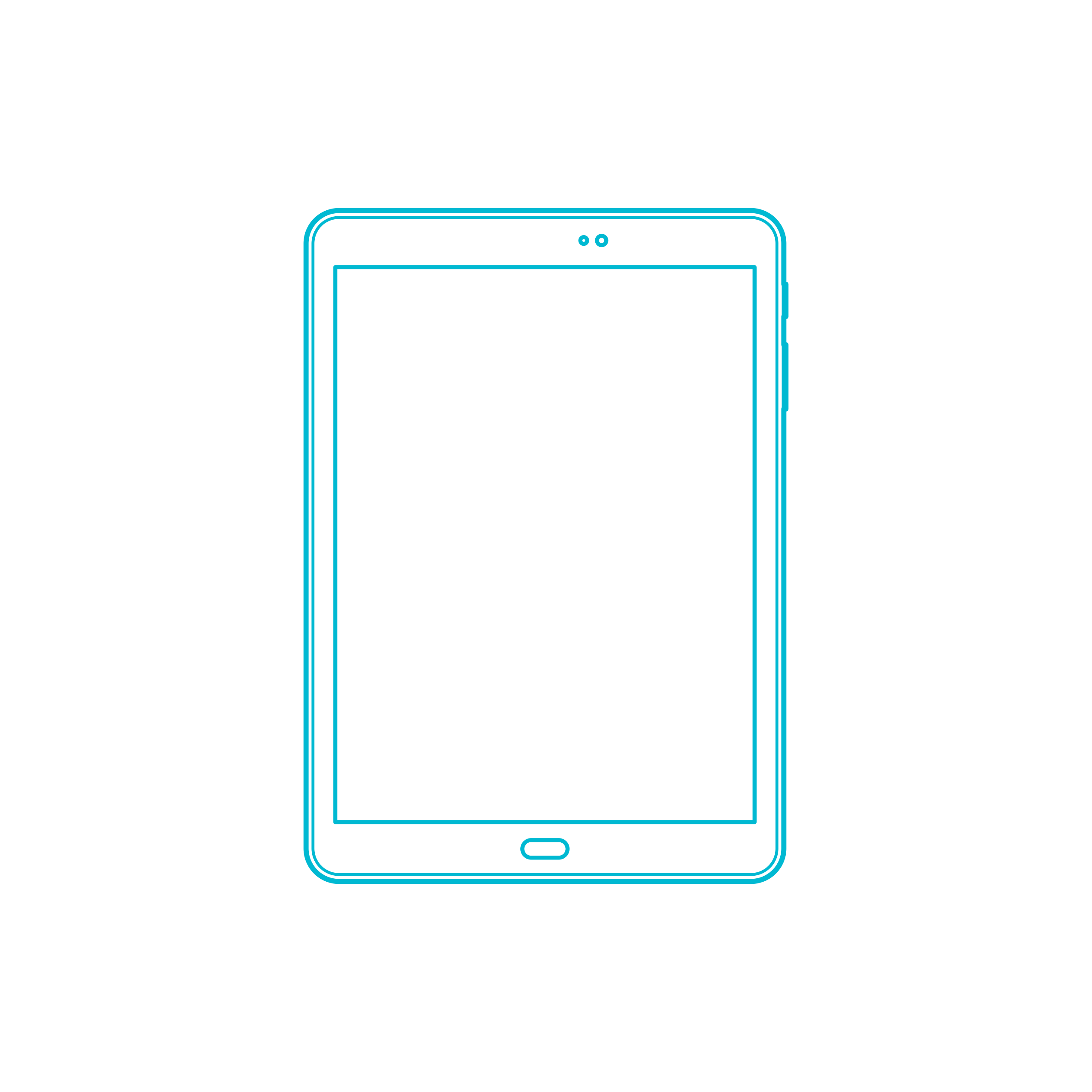 Digital Samsung Galaxy Tab S2 9.7 Inch Clean Outline Svg Vector Free Vectors